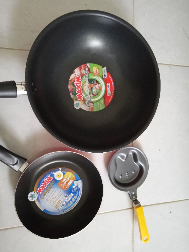 Wajan Penggorengan Teflon Maxim Hero Wok 28 Cm