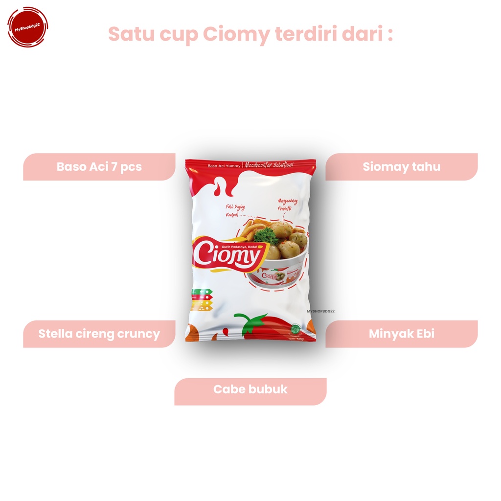 Ciomy Bantal Baso Aci Non MSG