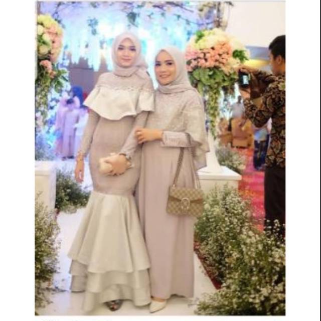 Dress Jaguar Organza Cantik Triple