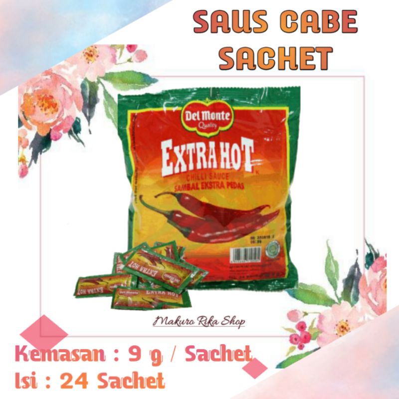 

Saos cabe Extra Hot Delmonte sachet / Del monte saset