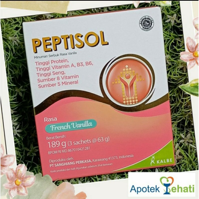 

Susu Peptisol 189 gram Rasa Vanilla & Coklat