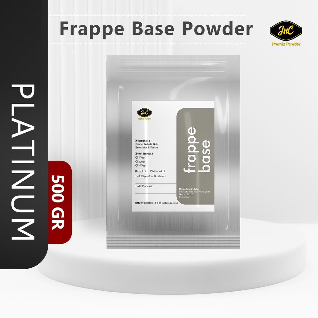 JnC Frappe Base Powder 250gr - 500gr I Bubuk minuman Frappe Base