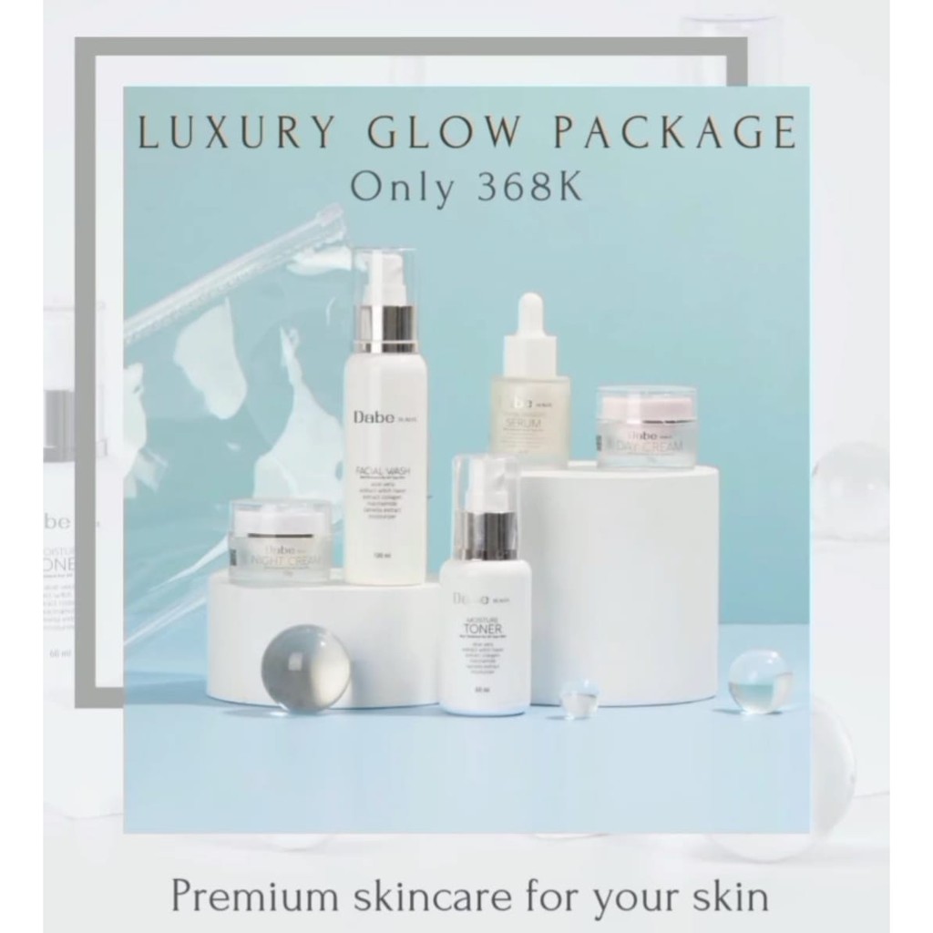 Luxury  Glow Package by Dabe Beaute (Free Pouch & Free Gift)
