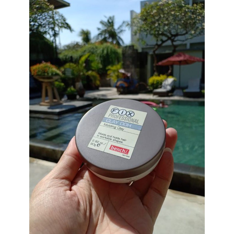 Hair Wax Fix Clay Doh 80g Professional Molding Pomade Premium Import Original