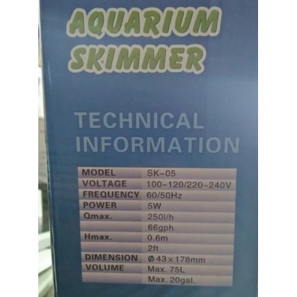 RESUN SK-05 Protein Skimmer Aquarium SK05