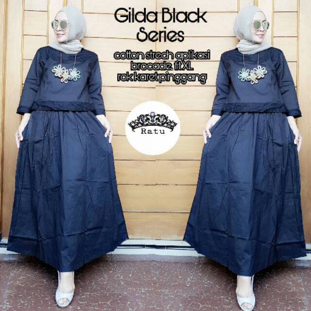 Setelan gamis/rok muslim
