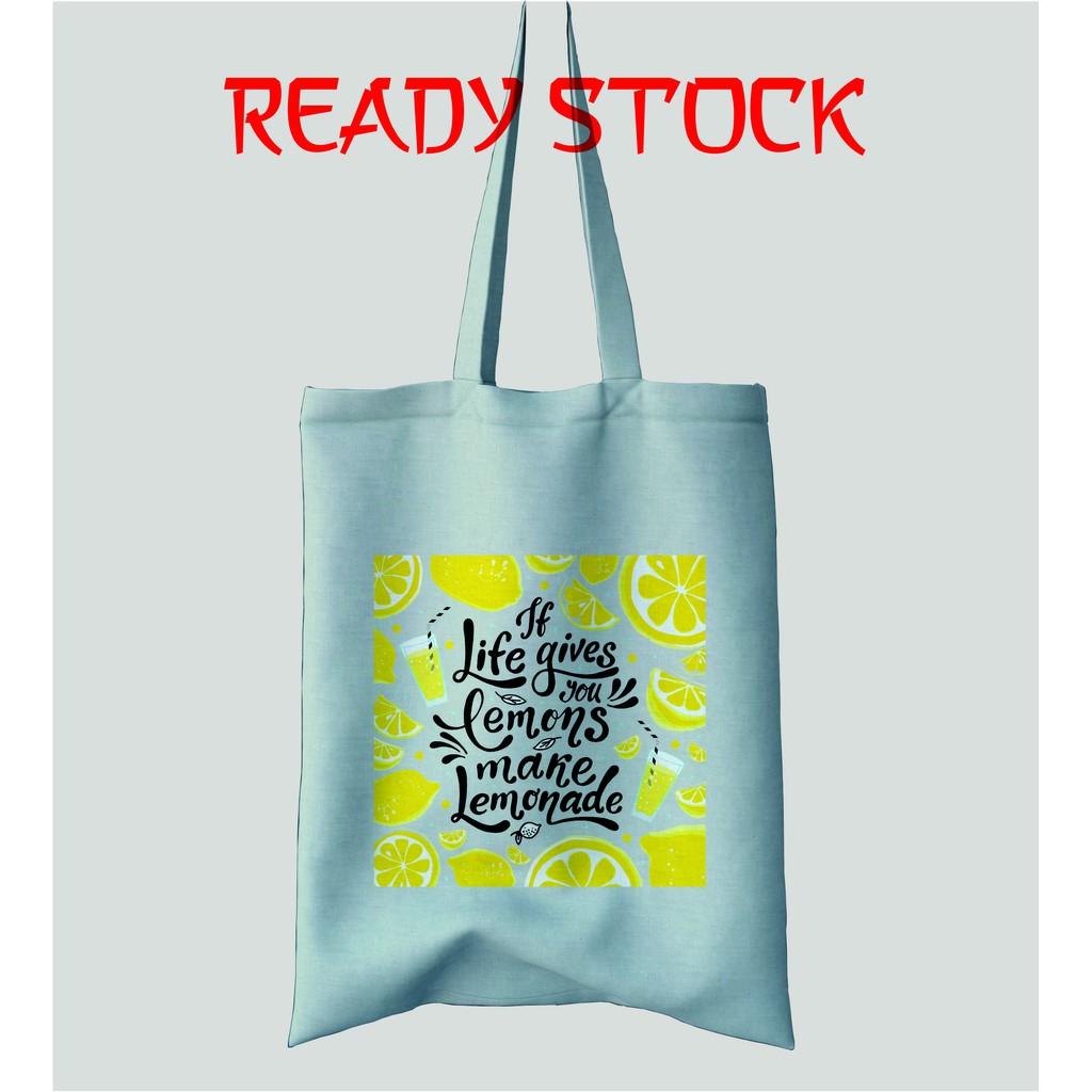 Totebag Premium - Canvas Drill - Bukan Blacu - Tas Fashion Wanita -  RS018