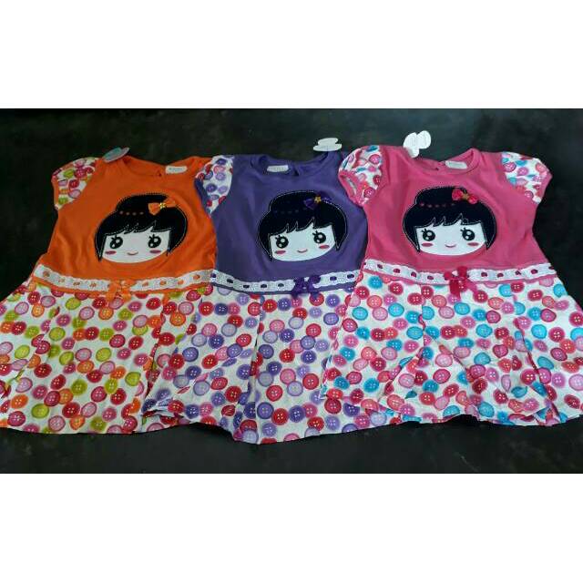 Baju anak dress / rok amena gadis jepang