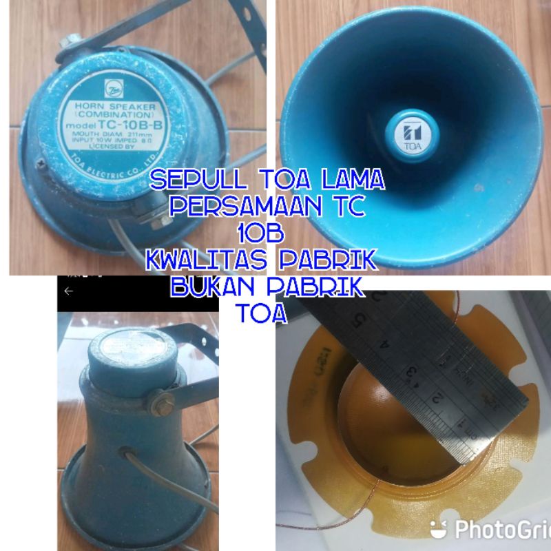 lilitan Sepull spull sepul sepull persamaan diafragma untuk corong Toa lama TC 10B non original kare