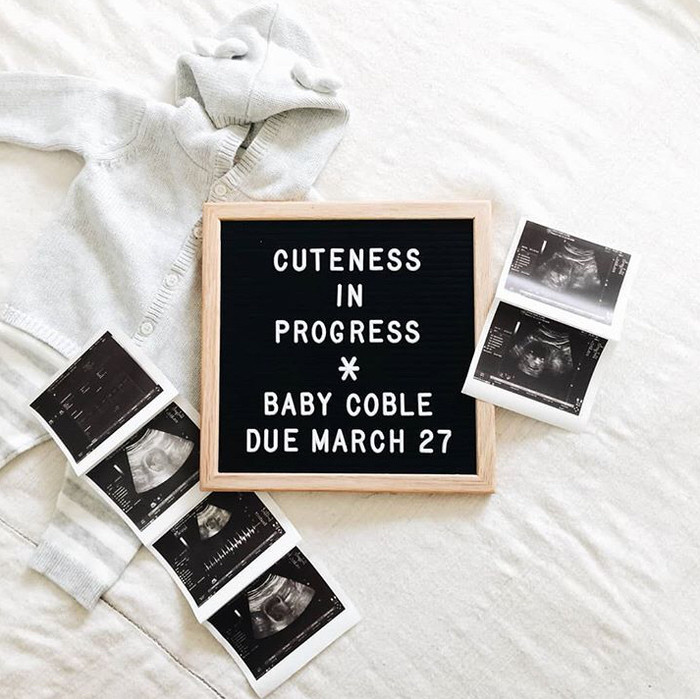 

NEW letter board baby papan huruf DIY changeable lengkap cafe felt board - Abu-abu