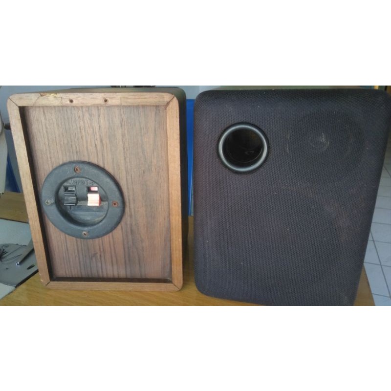 2pcs speaker monitor pasif 4inch bekas berkualitas merek audax