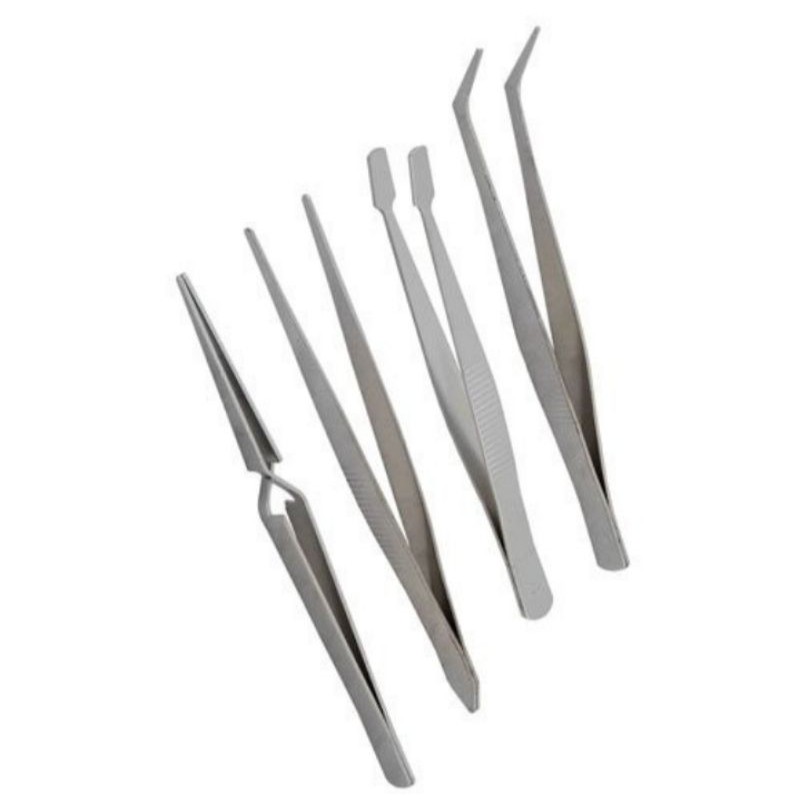 Tweezer Set Pinset Set Isi 4 Pcs