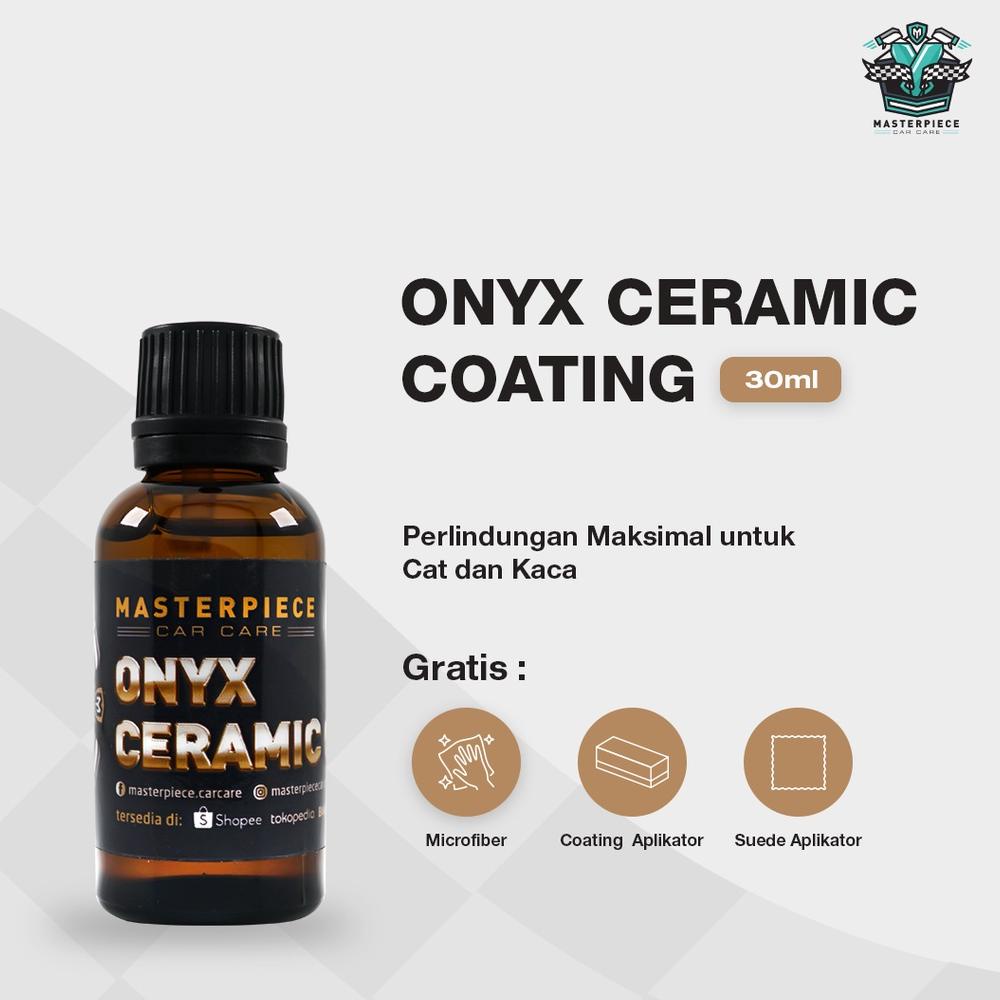 [[BISA COD]] Masterpiece Onyx Nano Ceramic Coating Mobil Mudah Pakai Tahan 1 Tahun