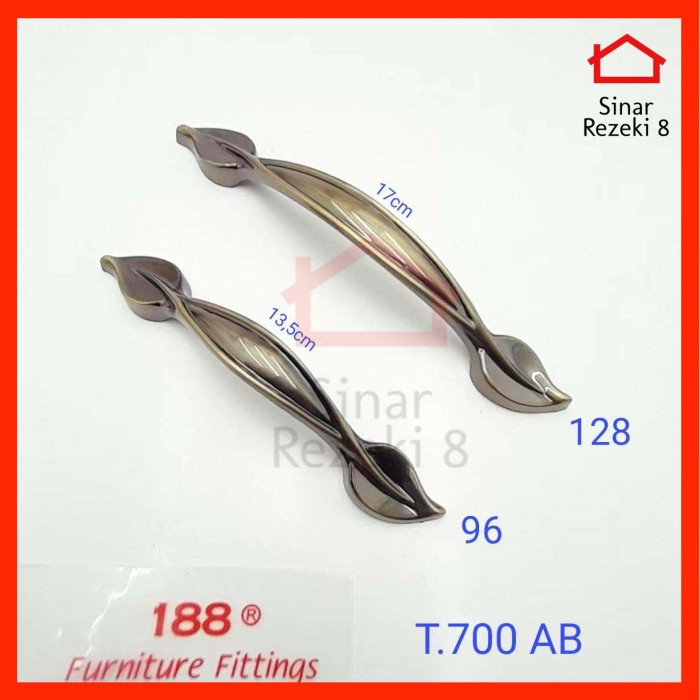 Tarikan Laci 700 AB / Handle Gagang Lemari Antik Vintage Klasik Gagang - T.700-96 AB