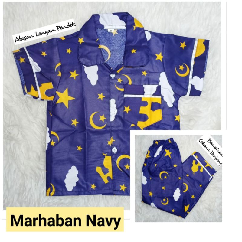 Piyama Anak bahan katun uk M-XL