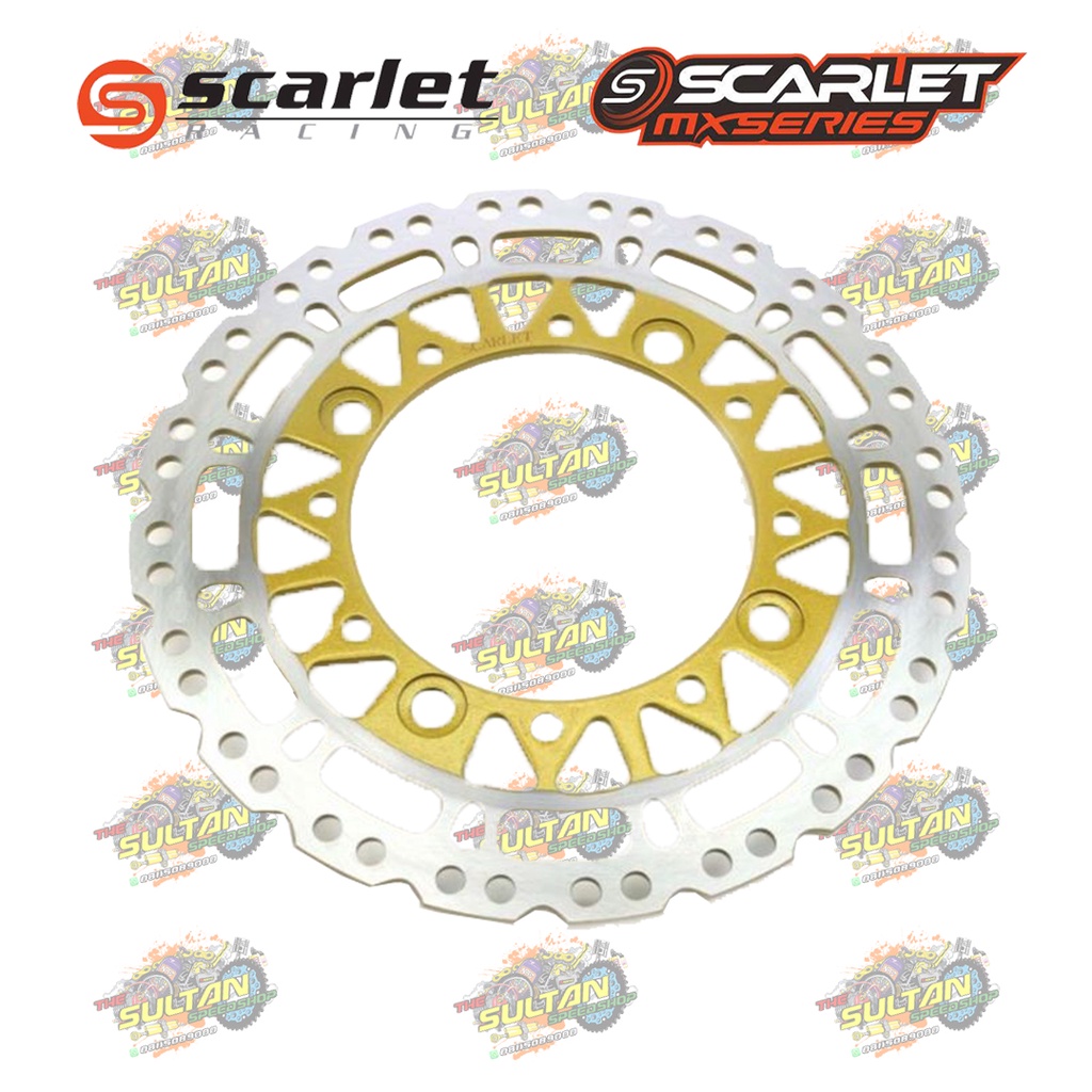 PIRINGAN CAKRAM DISC BRAKE BELAKANG KLX 150 BF D TRACKER CRF 150 L SCARLET RACING