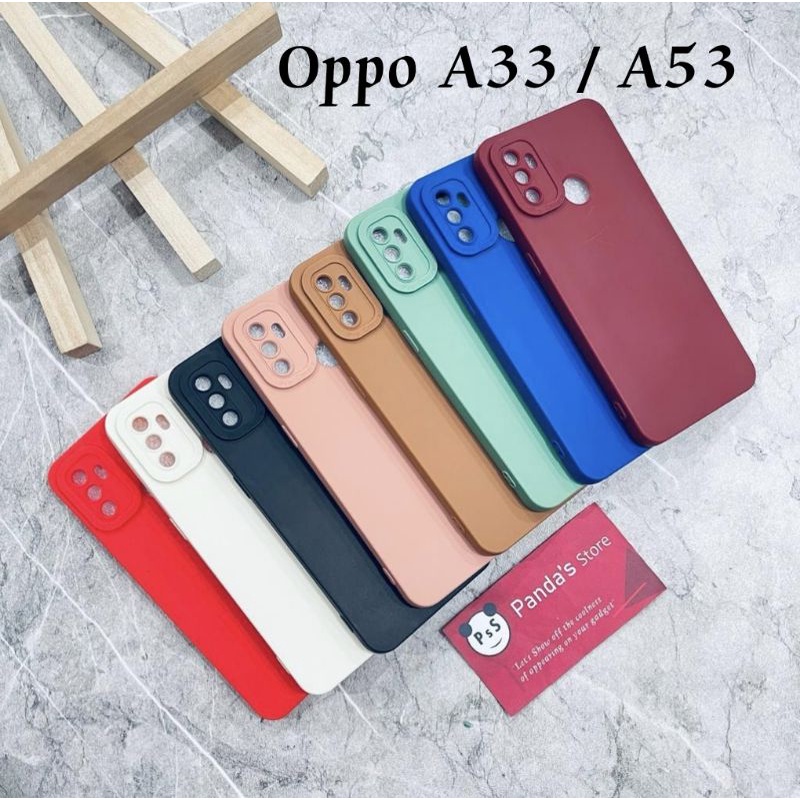 Softcase Pro Camera Oppo A53 / A33 2020 Candy Case Full Color 3D Silikon TPU