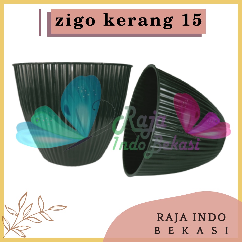 Pot Zigo Kerang 15 Da 13 Cm Hitam Pot Bunga Plastik Murah Putih Uk Mirip Tawon 15 18 Putih