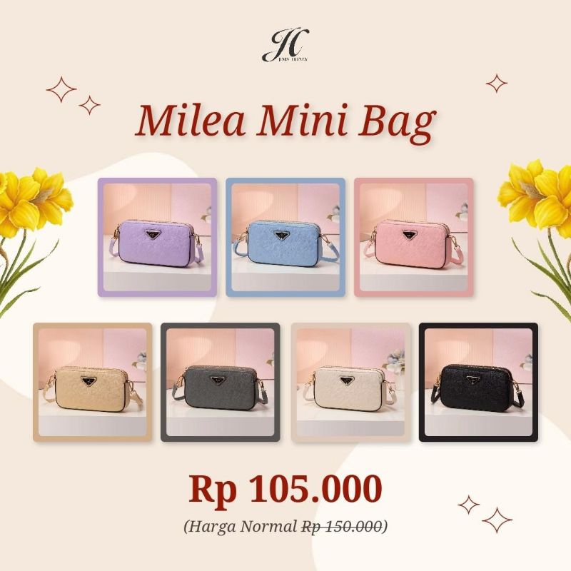 Milea Mini Bag Jims honey Free Tali Selempang Tas Wanita Kecil