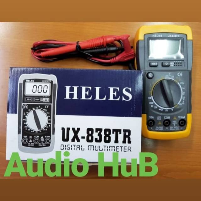 MULTIMETER MULTITESTER HELES UX 838 TR UX838TR UX 838TR UX838 TR