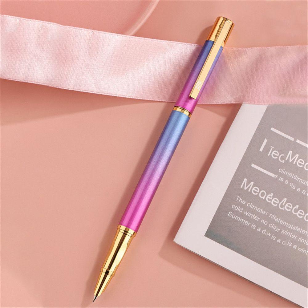 Preva 0.5mm Metal Pen Tulisan Dewasa Halus Tahan Lama Warna Gradasi