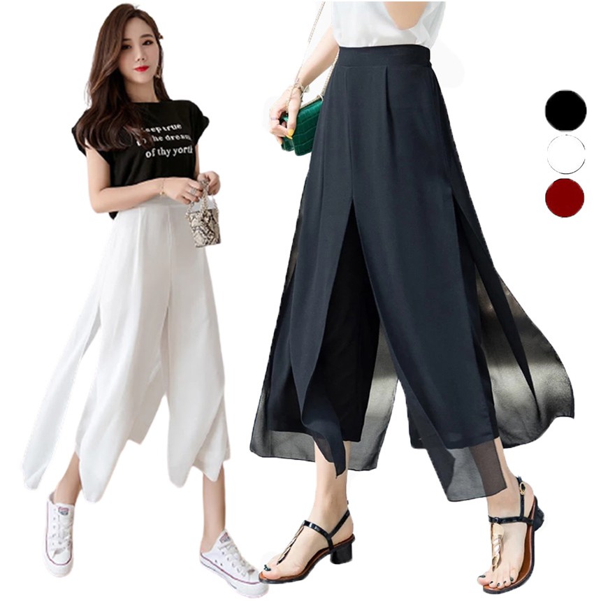 Celana Panjang Wanita sd XL Big Celana Dobel Layer Sifon Celana Panjang Wanita sd XL Big Celana Dobel Layer Sifon