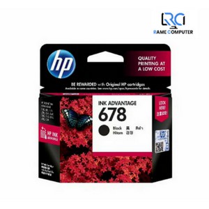 HP 678 INK CARTRIDGE BLACK HITAM ORIGINAL