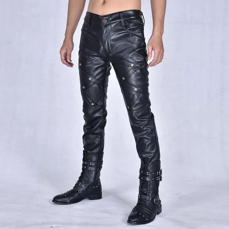 celana panjang pria semi kulit