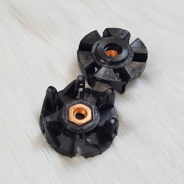 Kopel gigi atas Blender miyako baru upper pisau mounting gear sparepart