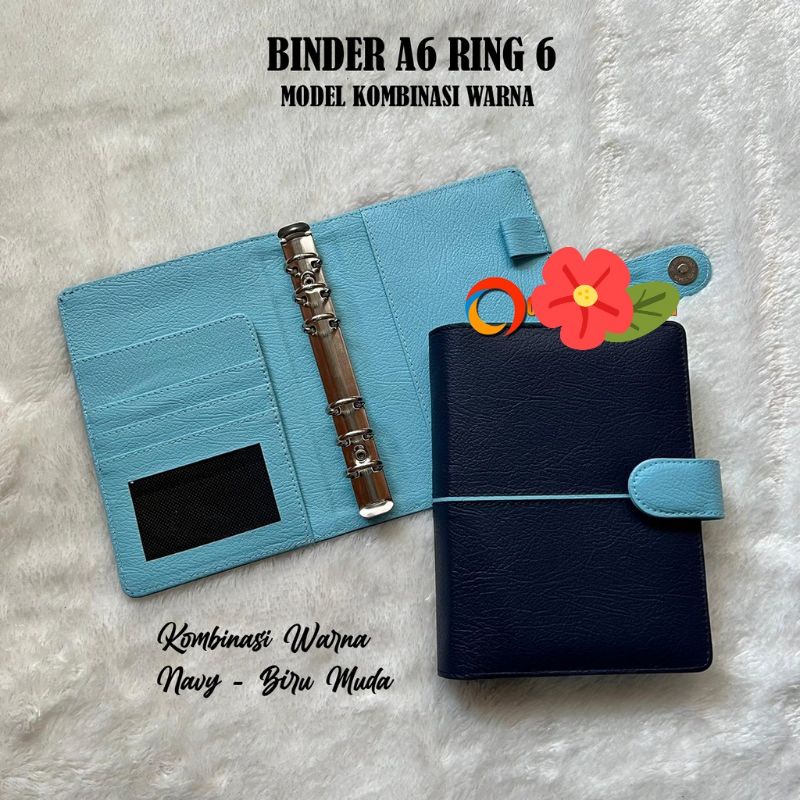 BINDER A6 RING 6/ BINDER KULIT SINTETIS/ BINDER KEUANGAN/ SINKING FUNDS