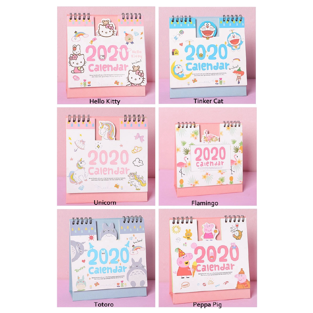 Kalender 2019 2020 Kalender Kartun Hello Kitty Lucu Diy