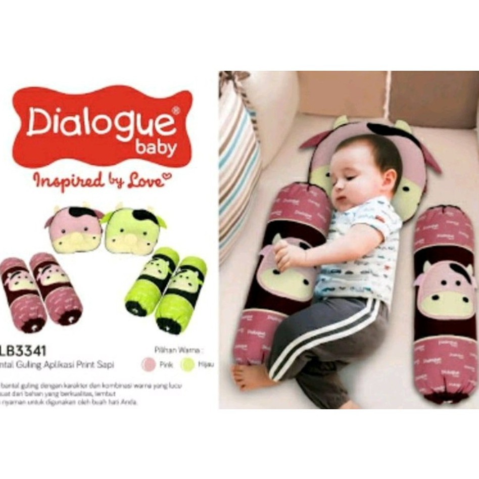 Promo !! Bantal Guling Bayi Dialogue baby Motif milky - Guling baby milky series