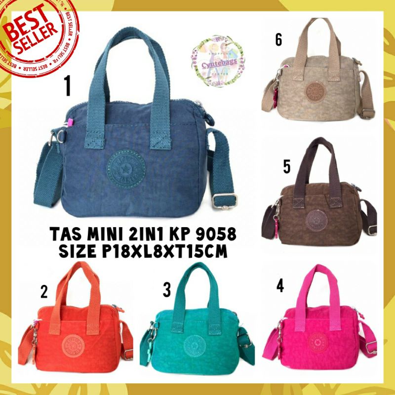 Tas tenteng selempang mini Kp Super 9058 import best seller