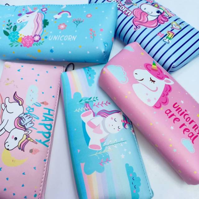 

Kotak pensil unicorn rainbow