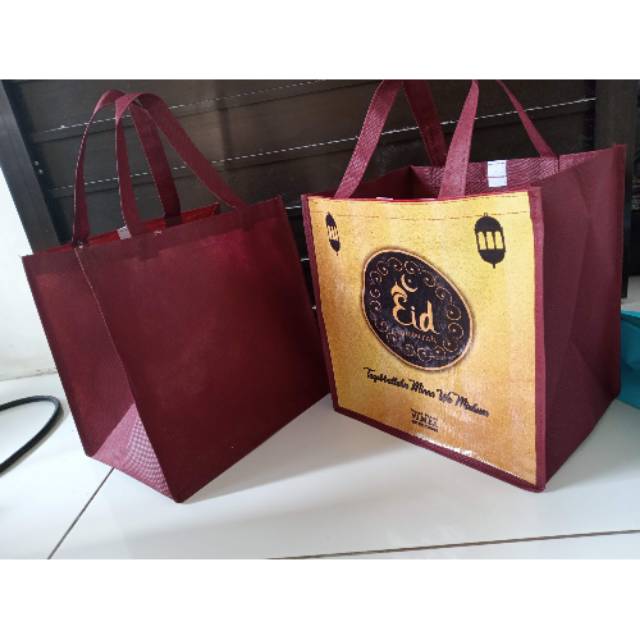 

(30x25x15) Tas souvenir Lebaran Custom Murah Bahan Tebal