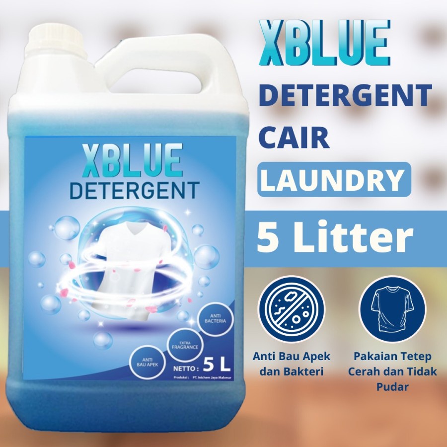 deterjen cair laundry / Sabun Cair Laundry 5 Liter Xblue
