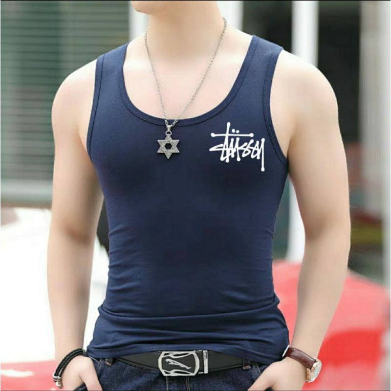 COD - ARPIOS SHOP - Singlet TUSS - Kaos Dalam Pria / Singlet Pria Model Terbaru