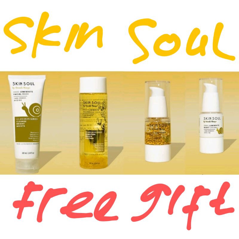 READY STOK SKINSOUL SKINCARE PAKET SKIN SOUL BRIGHTENING