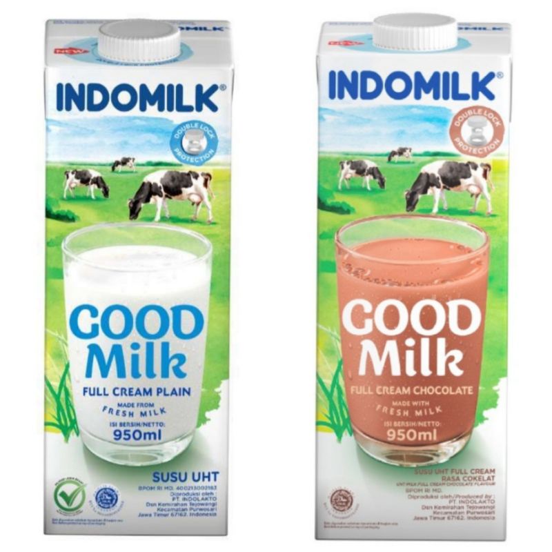 

Indomilk Full Cream - Cokelat Susu UHT {950ml}