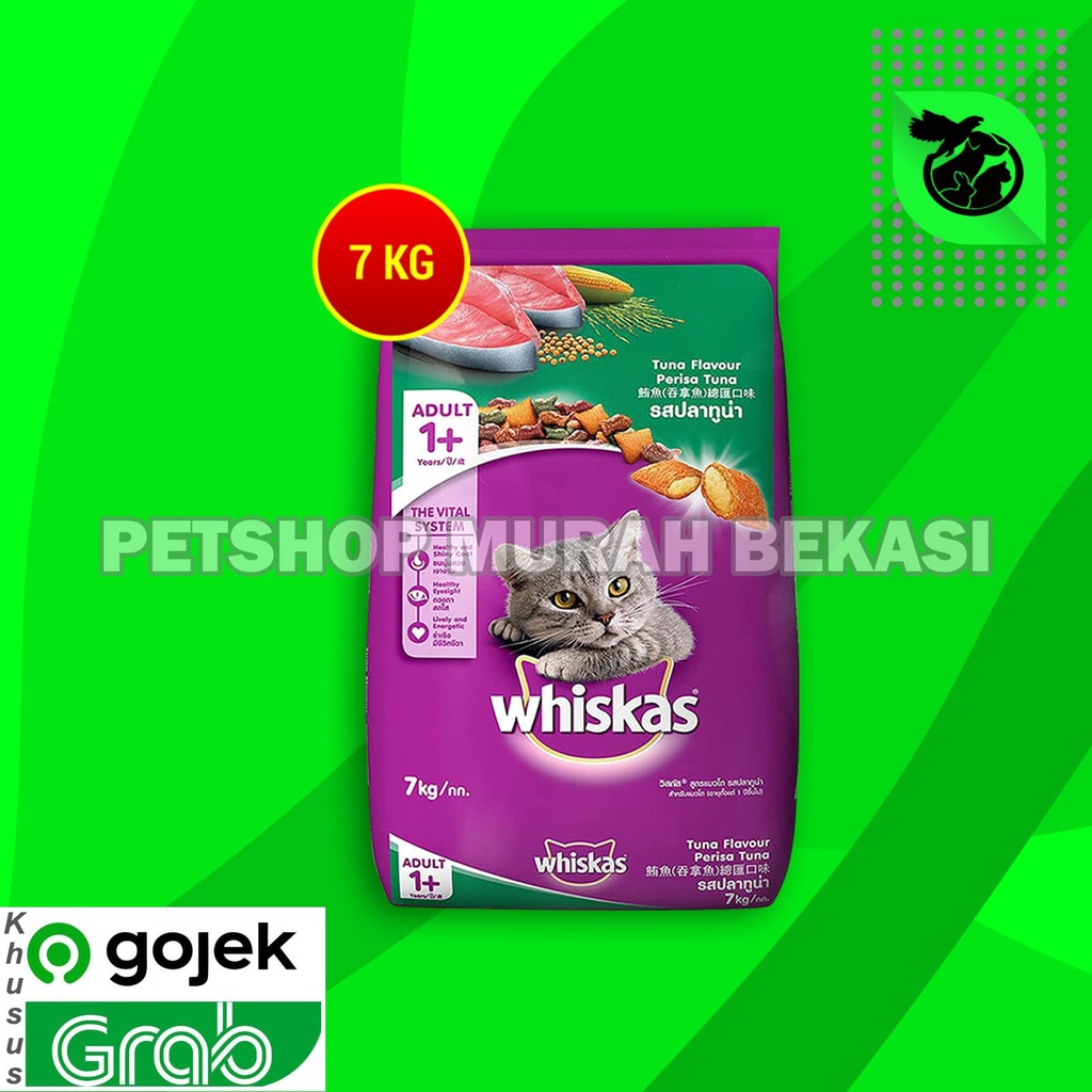 GOSEND Makanan Kucing Whiskas All Varian 7 KG