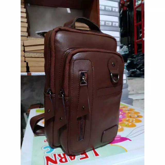 Tas Ransel Pria Kulit Asli Domba  Original ,Tas Ransel Keren