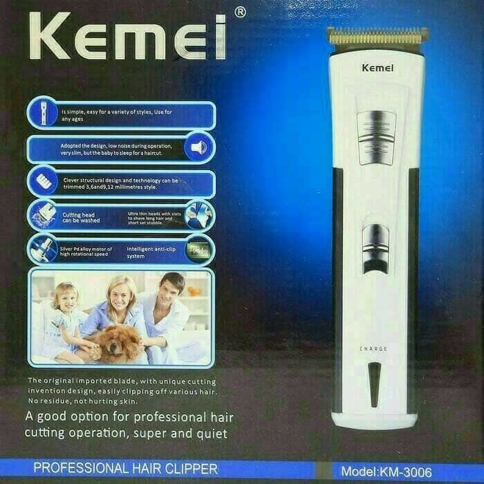 Alat Mesin Cukur Rambut KEMEI KM-3006 Kumis shaver kliper jenggot Ukir dan Hair Clipper murah