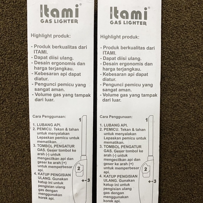 Itami Gas Lighter / itami Korek Pematik Api Kompor gas / Pemantik Gas / Gas lighter PK-01