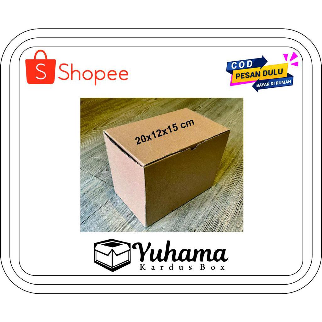 

(10pcs) Kardus 20 x 12 x 15 cm...Die Cut untuk kotak baju- Aksesoris- dll,