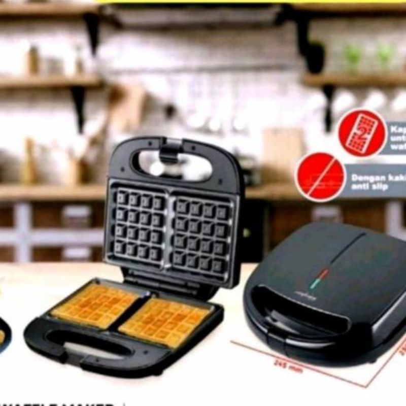 ADVANCE WAFFEL MAKER PEMBUAT WAFFLE WF 101 DAN WF 206 ORIGINAL GARANSI RESMI