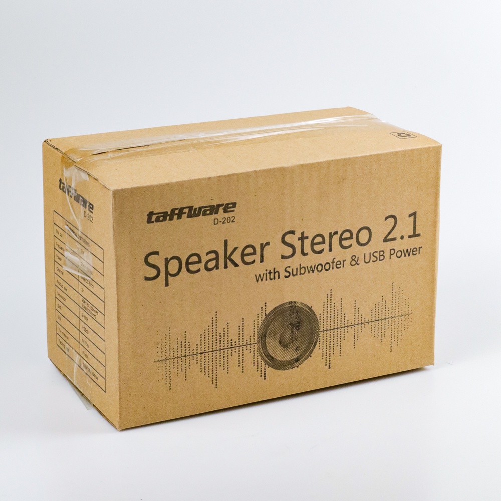 Taffware SADA D-202 Speaker Stereo 2.1 with Subwoofer &amp; USB Power
