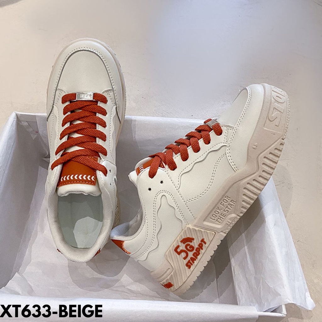 SNEAKERS WANITA KEKINIAN TRENDY NEW NORMAL STYLE SO COOL BAHAN PU IMPORT T633