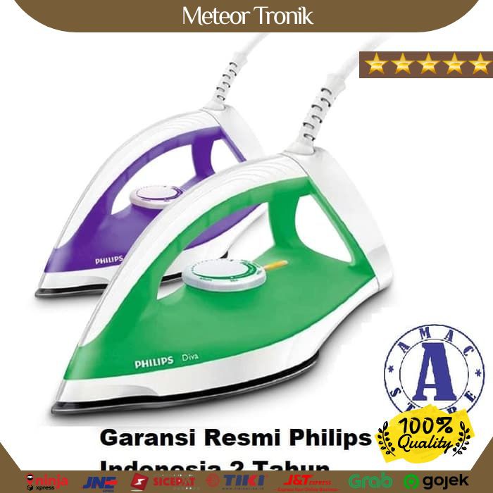 PHILIPS Dry Iron GC122 Setrika - GC-122 Garansi resmi GC 122 MT 148