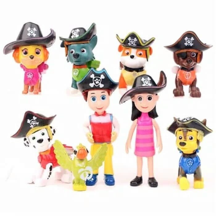 Figure Paw Patrol Bajak Laut / Topper Cake Kue Paw Patrol Bajak Laut