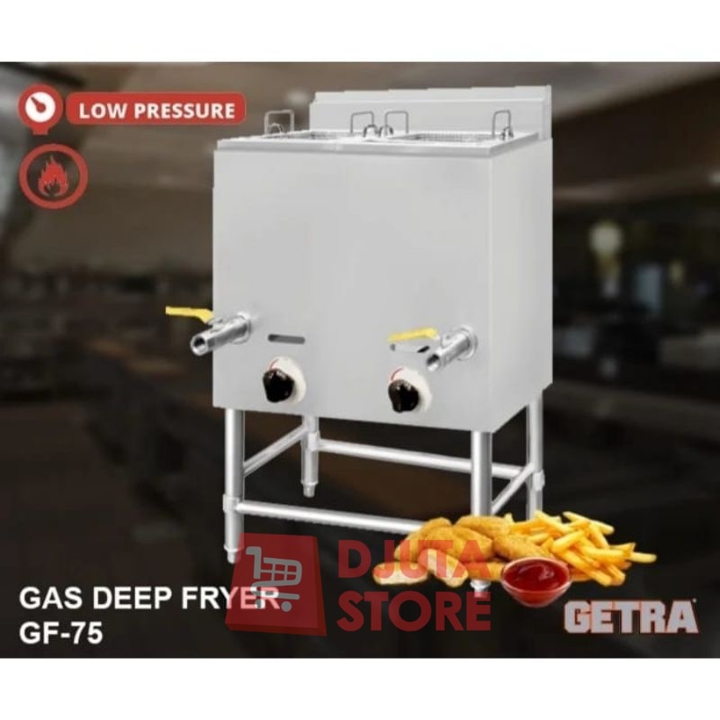 GETRA GF-75 ( Gas Deep Fryer ) Free Standing